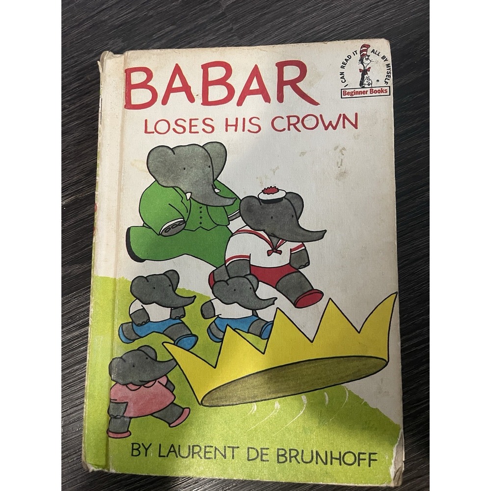 Babar Loses His Crown By Laurent De Brunhoff 1967 Hard Cover Book Club Edition